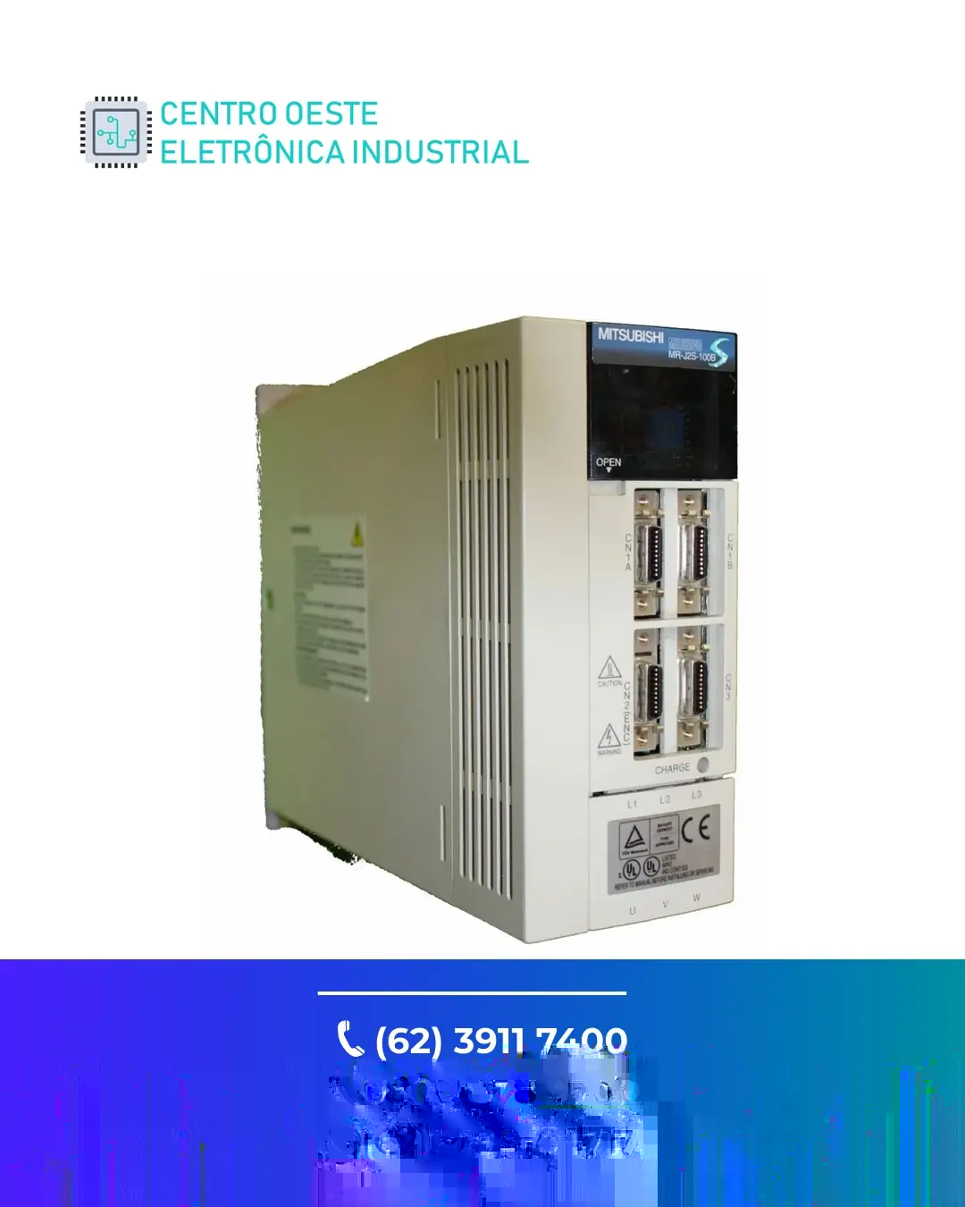 SUPORTE TÉCNICO SERVO DRIVE MITSUBISHI MR J2S GOIANIA