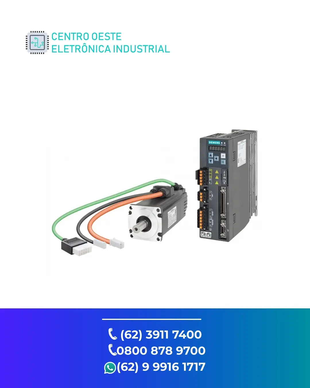 SUPORTE TÉCNICO SERVO DRIVE SIEMENS SINAMICS V90 GOIANIA