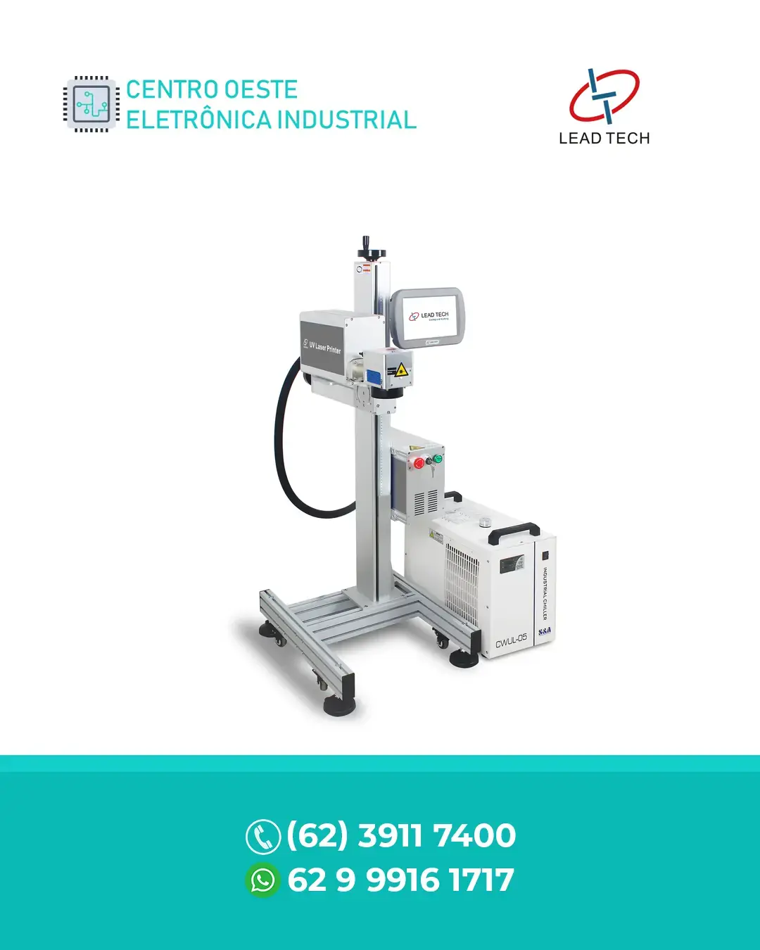 ASSISTÊNCIA TÉCNICA EQUIPAMENTOS MÁQUINA DE MARCAÇÃO A LASER UV 10W LEAD TECH BRASIL
