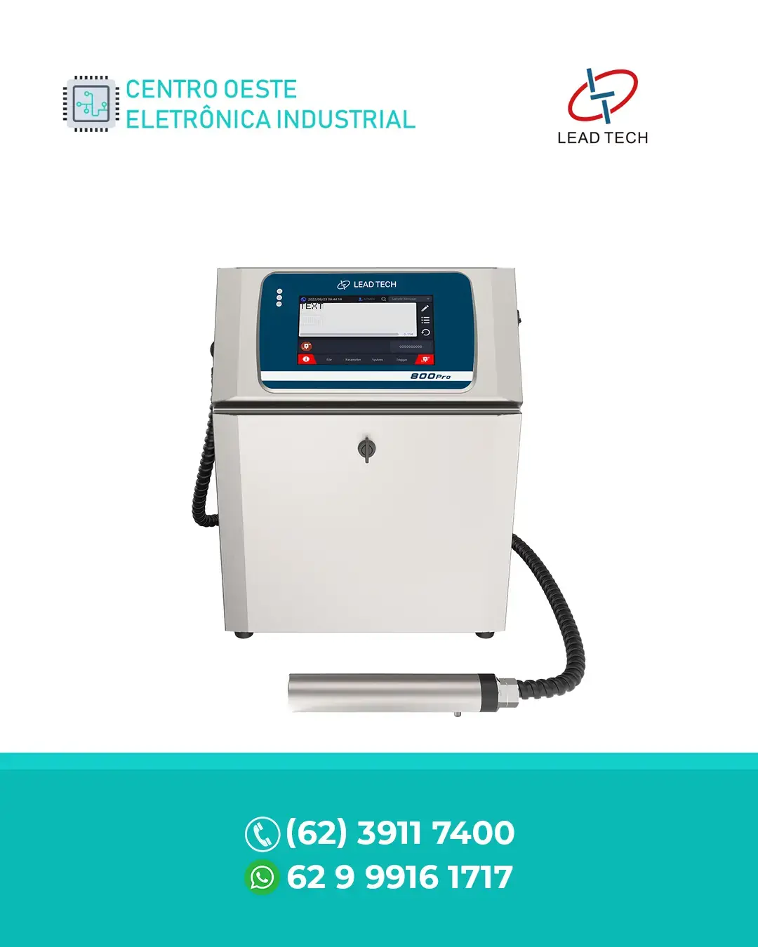 REPRESENTANTE AUTORIZADO IMPRESSORA CIJ DE ALTA VELOCIDADE LT800PRO LT810PRO LEAD TECH BRASIL